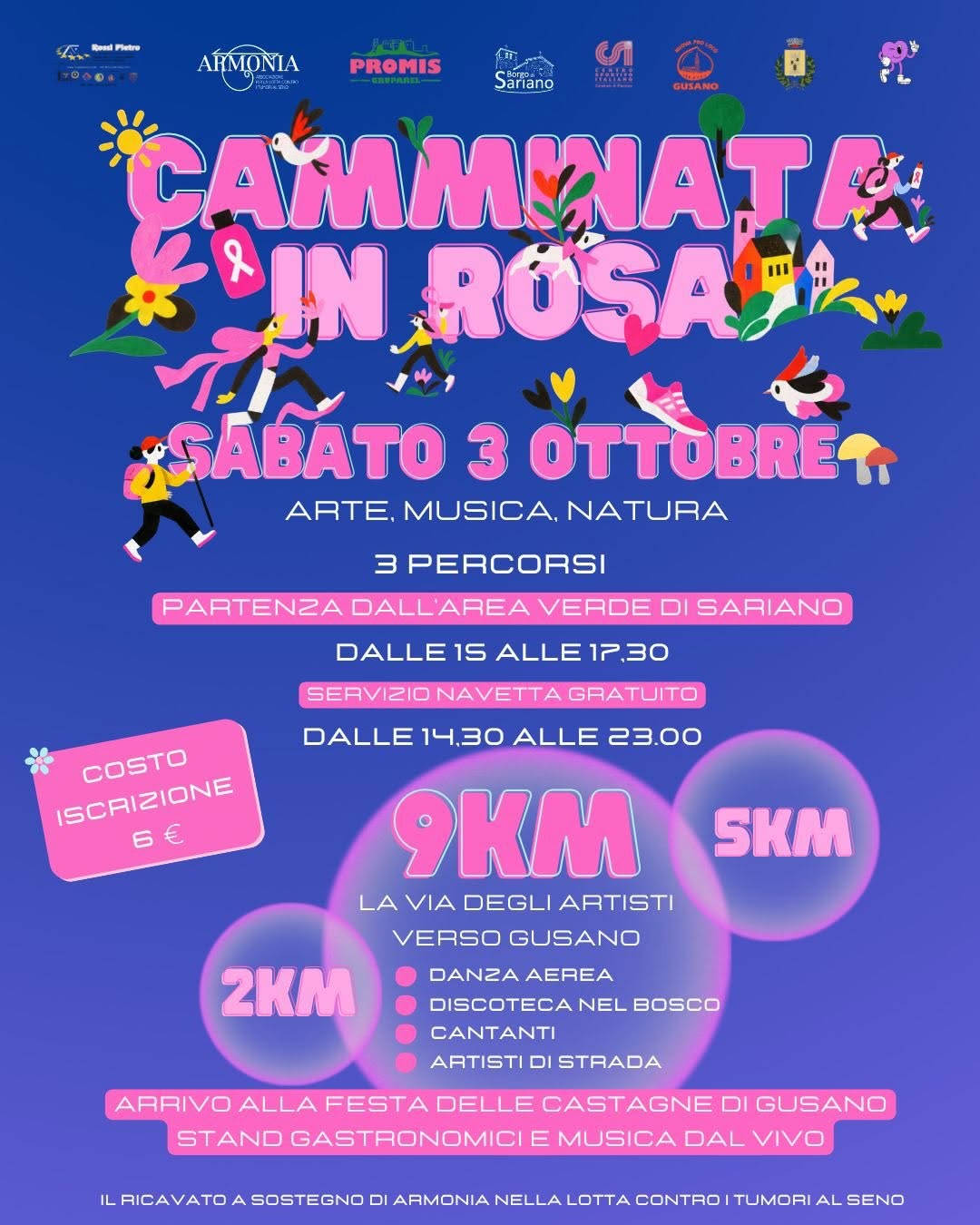 CAMMINATA IN ROSA